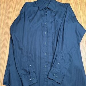 Elegant Navy Dress Shirt for Men